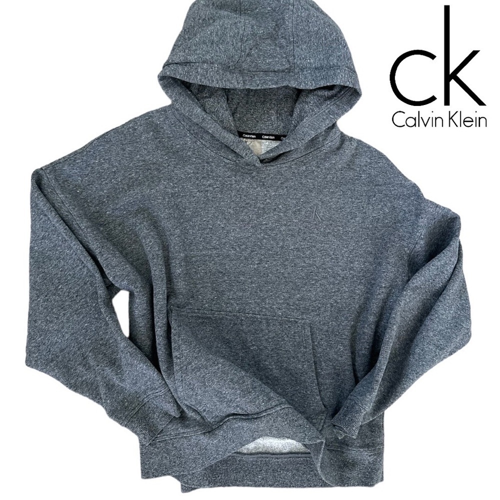 Calvin Klein Women’s gray hoodie cozy sweatshirt size medium